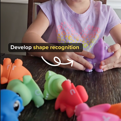Matching Dinos - Montessori Alphabet Learning Toy