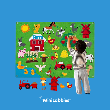 The Minifarm - felt farm board
