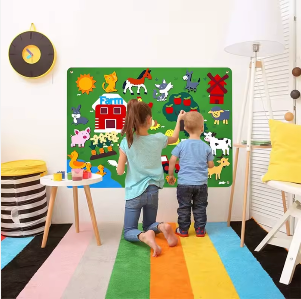 The Minifarm - felt farm board